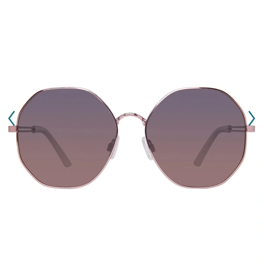 Women’s 59mm night city round polarized sunglasses - Picture 3 of 6